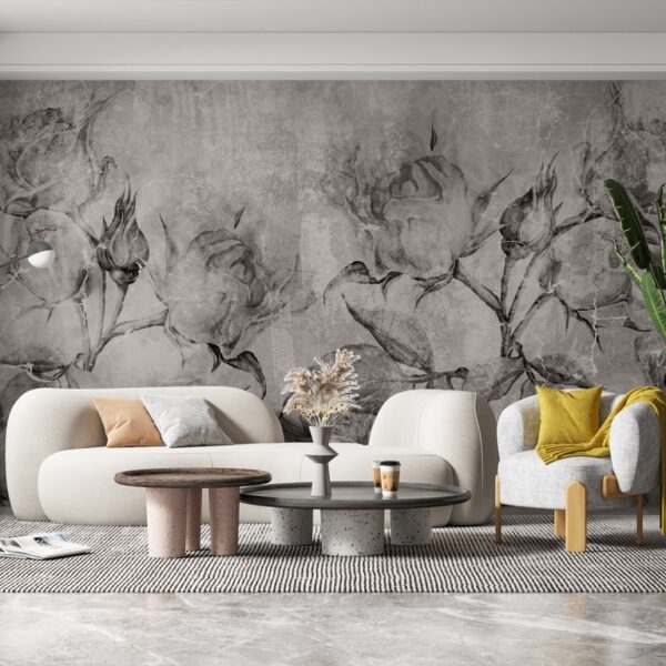 Fototapeta Czarno-Białe Odcienie Róż