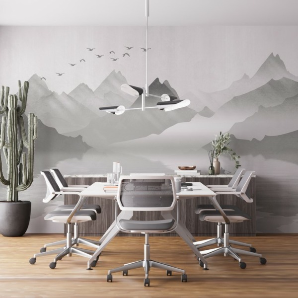 Fototapeta Łódka Na Górskim Jeziorze