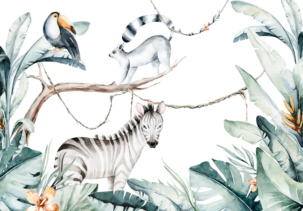 Fototapeta Mała Zebra_437018271