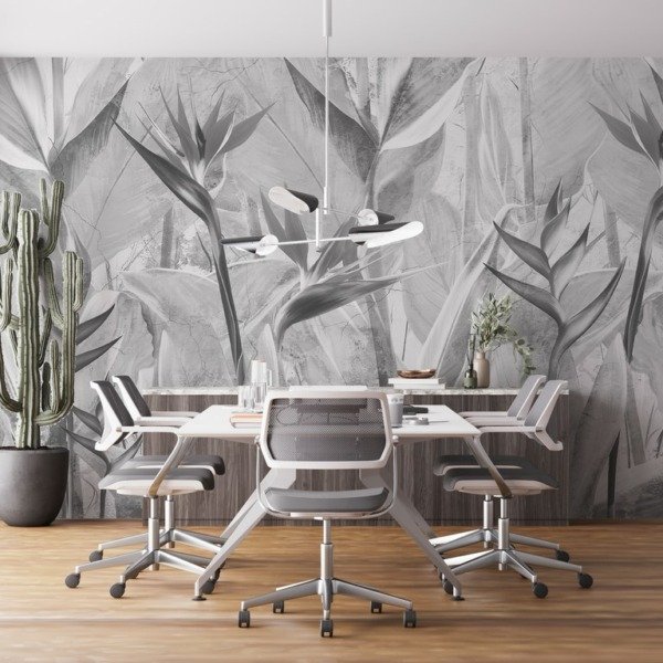 Fototapeta Monochromatyczne Kwiaty Strelicji