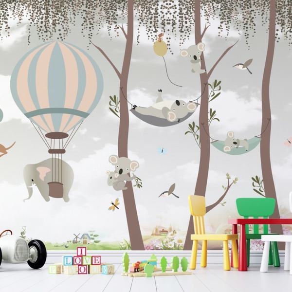 Fototapeta Panda Na Hamaku Dla Dzieci