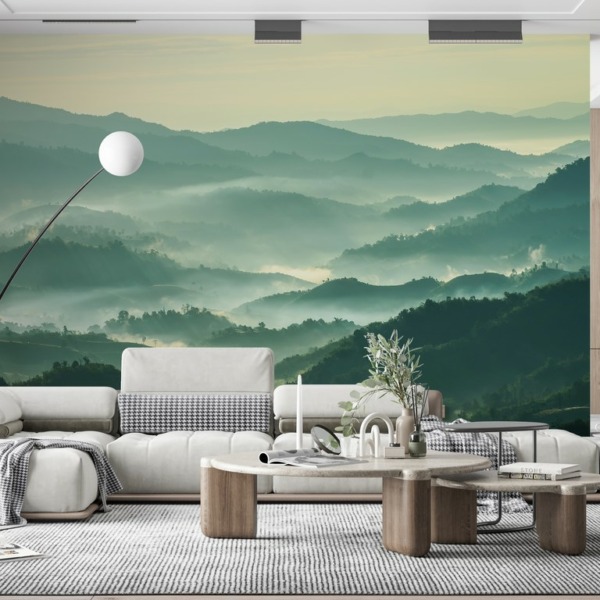 Fototapeta Pasmo Górskie We Mgle