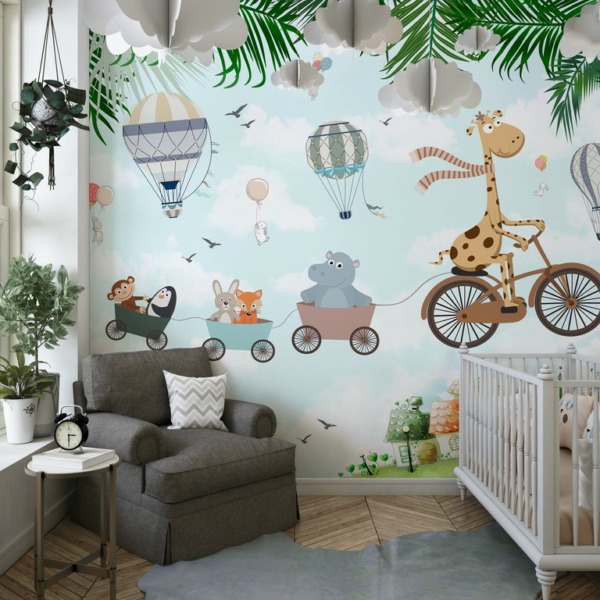 Fototapeta Podniebny Pociąg dla dzieci