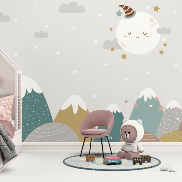 Fototapeta Spokojny Sen Księżyca Dla Dzieci