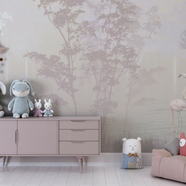 Fototapeta Jezioro We Mgle