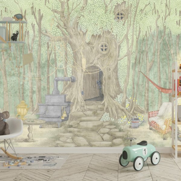 Fototapeta Leśny Domek dla dzieci