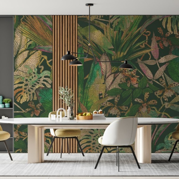 Fototapeta Mozaika Egzotycznych Liści