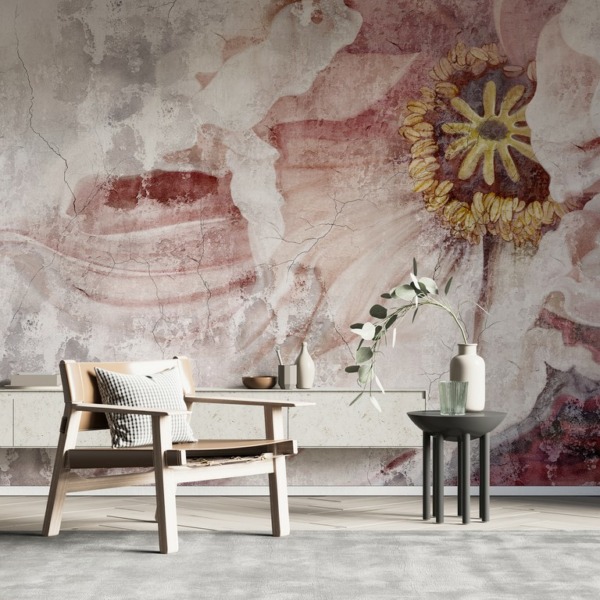 Fototapeta Niewyraźny Biały Kwiat