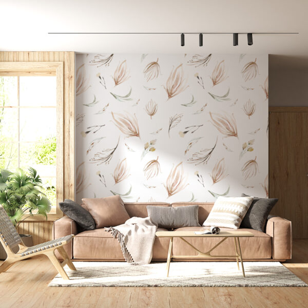 Fototapeta Delikatny Motyw Roślinny