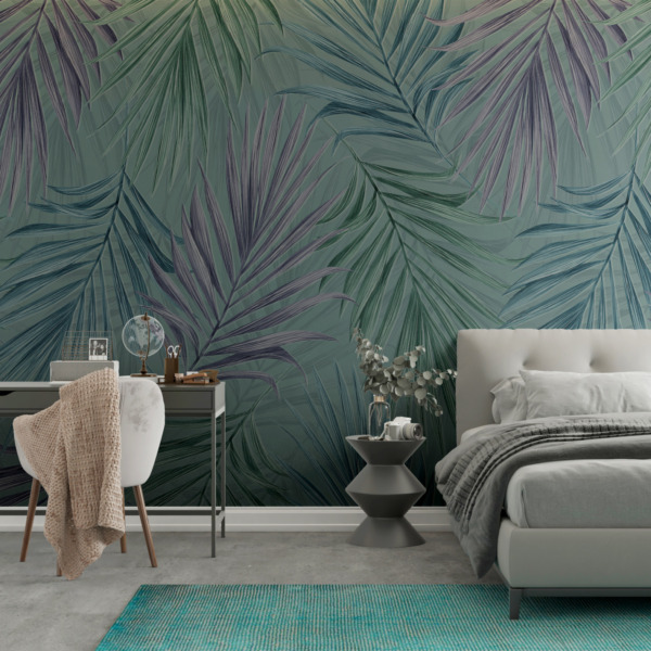 Fototapeta Kolorowe Listki Palmowe