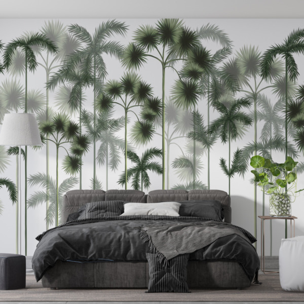 Fototapeta Zielony Las Palmowy