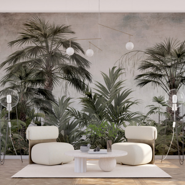 Fototapeta Ciemna Zieleń w Dżungli