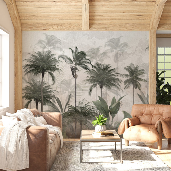 Fototapeta Dżungla Za Mgłą