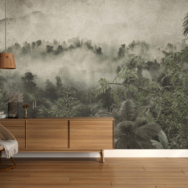 Fototapeta Opadająca Gęsta Mgła