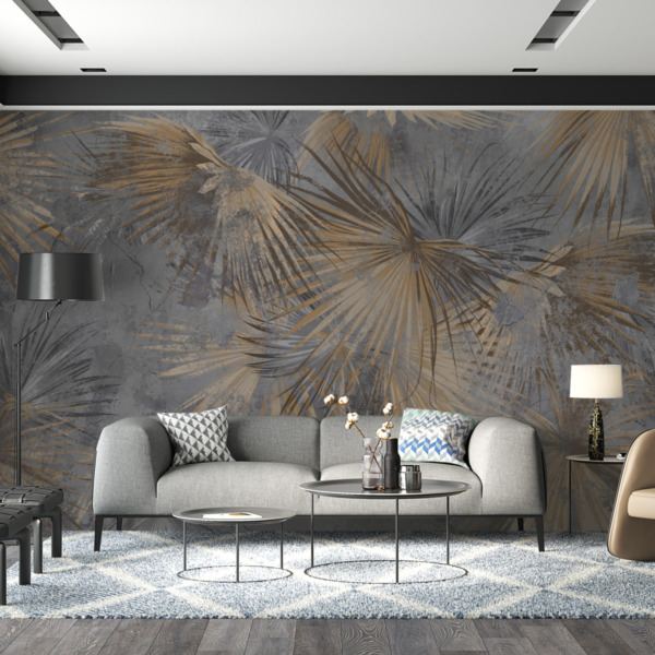 Fototapeta Złoto Rozłożonych Liści