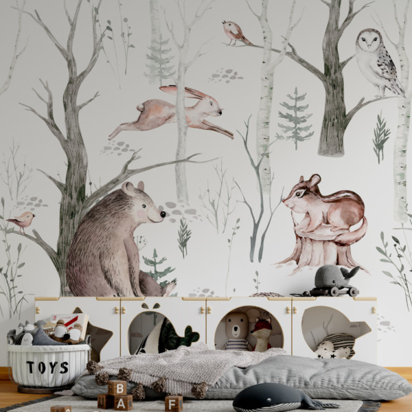 Fototapeta Zwierzątka w Lesie