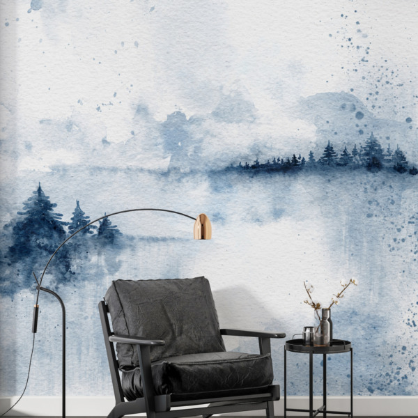 Fototapeta Górskie Sosny w Błękicie