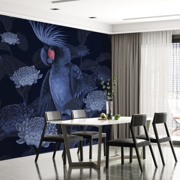 Fototapeta Niebieska Papuga