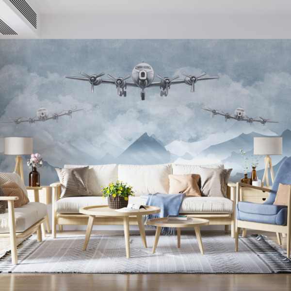 Fototapeta Trzy Samoloty w Błękicie