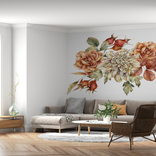 Fototapeta Czerwień Kwiatu Dzikiej Róży