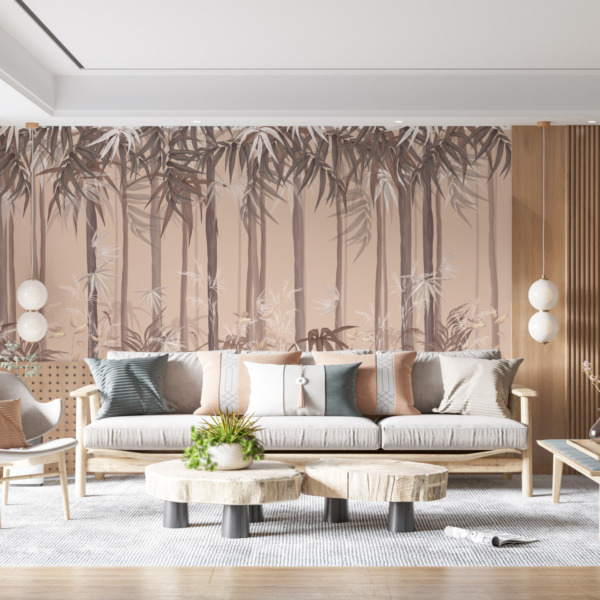 Fototapeta Tropikalny Las w Ciepłych Barwach