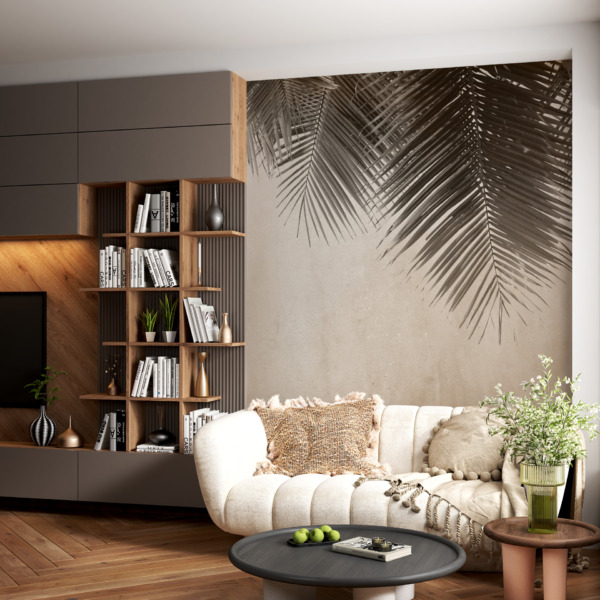 Fototapeta Czarna Palma