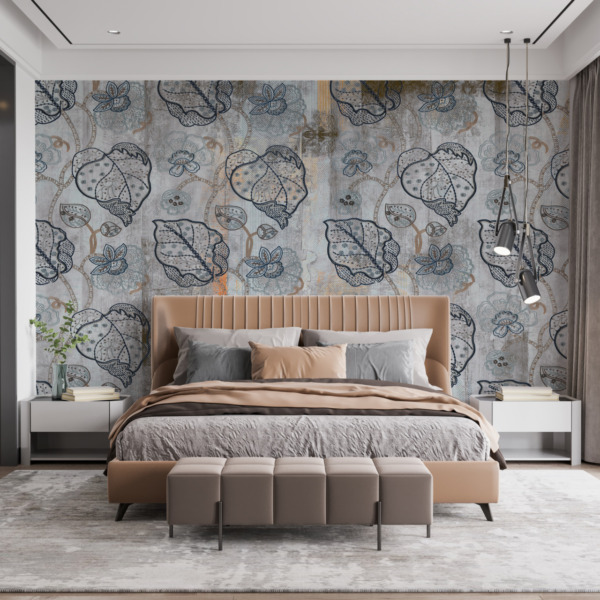 Fototapeta Granat Dekoracyjnych Liści