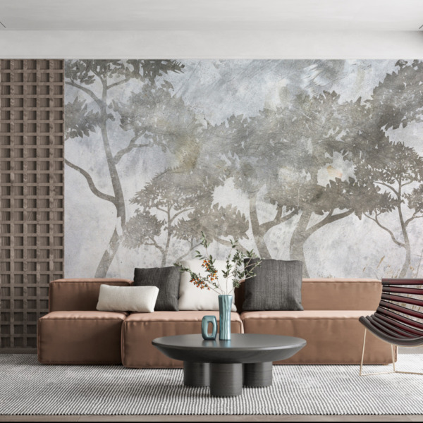 Fototapeta Powyginane Drzewa