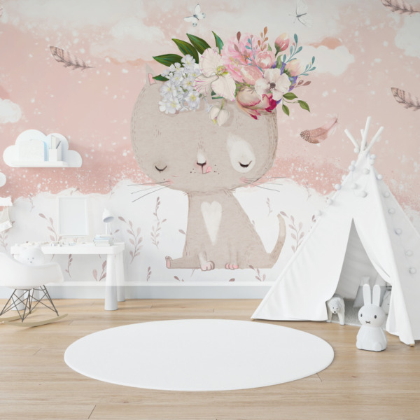 Fototapeta Śpiący Kotek