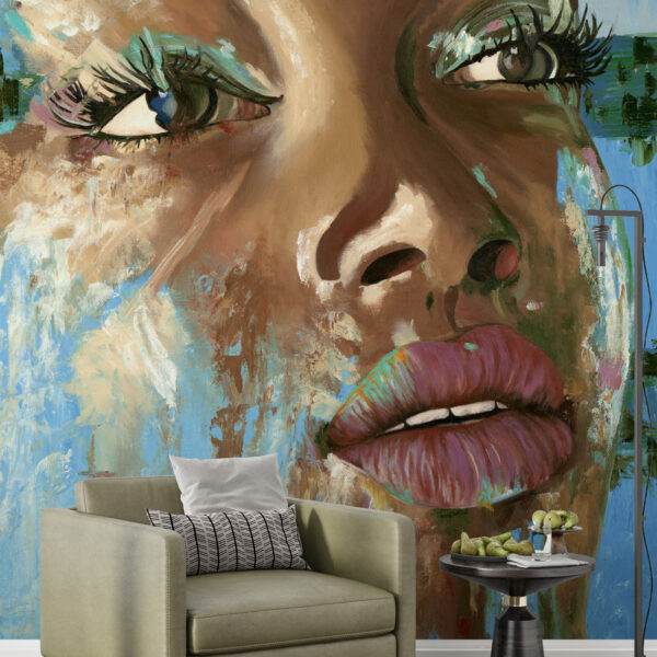 Fototapeta Ciemnoskóra Dziewczyna