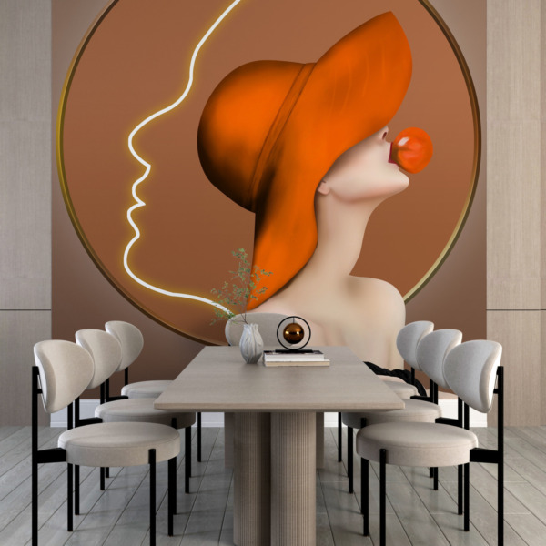 Fototapeta W Czerwonym Kapeluszu