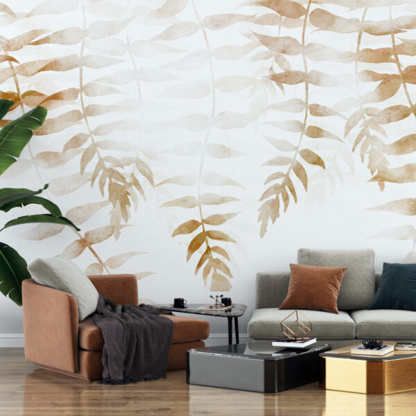 Fototapeta Brązowe Paprocie