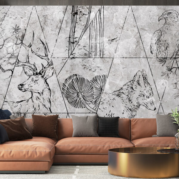 Fototapeta Leśna Geometria