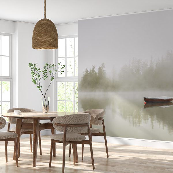 Fototapeta Łódka Na Jeziorze