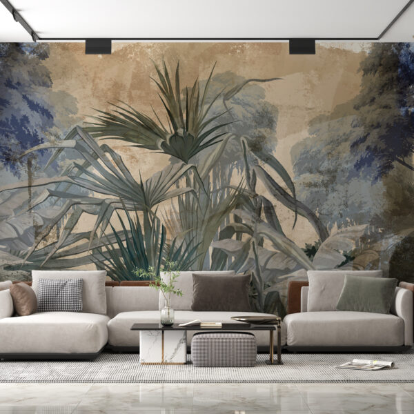 Fototapeta Niebieskie Drzewo w Tropikach