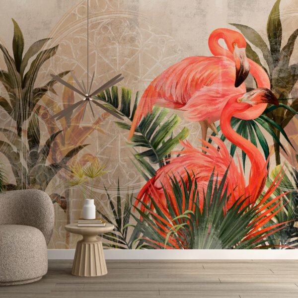 Fototapeta Flamingi w Arkadach