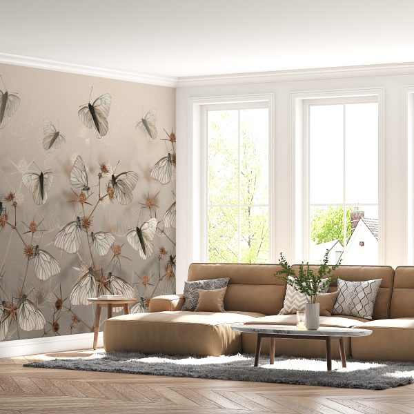 Fototapeta Białe Motyle