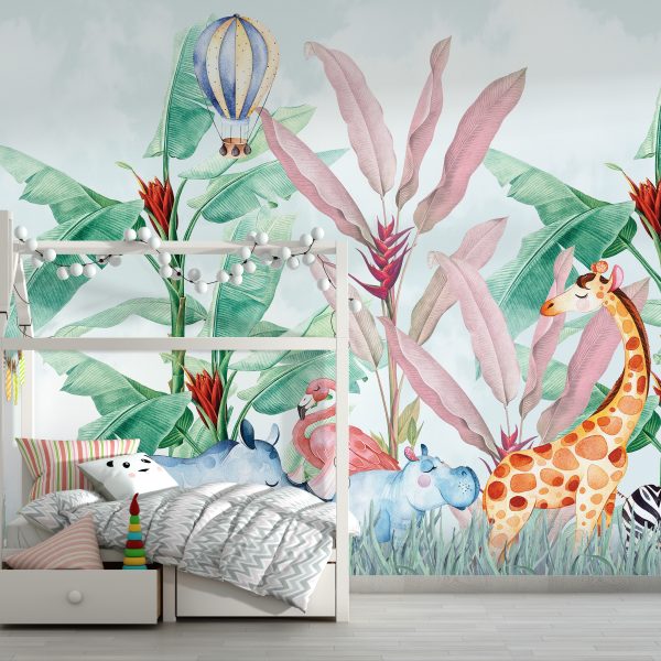 Fototapeta Kolorowa Dżungla Dla Dzieci