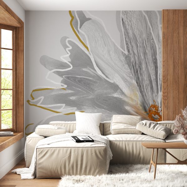 Fototapeta Szary Kwiat