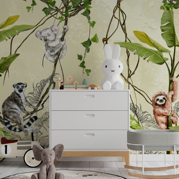 Fototapeta Zwierzęta Na Lianach