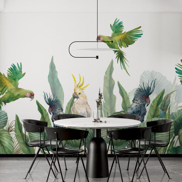 Fototapeta Zielone Papugi