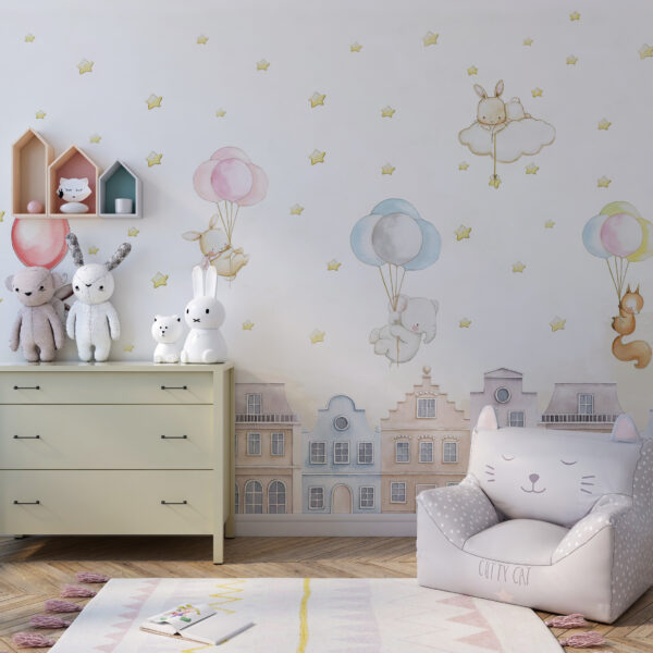 Fototapeta Deszcz Baloników