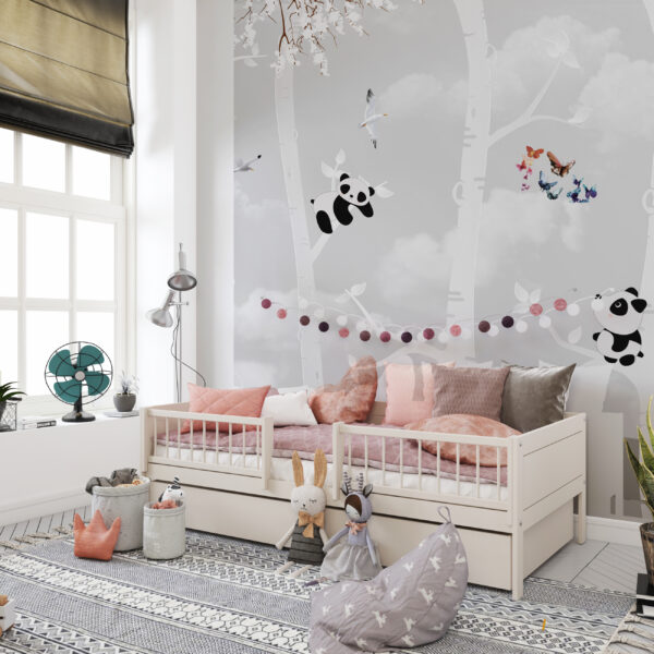 Fototapeta Pandy Na Drzewach