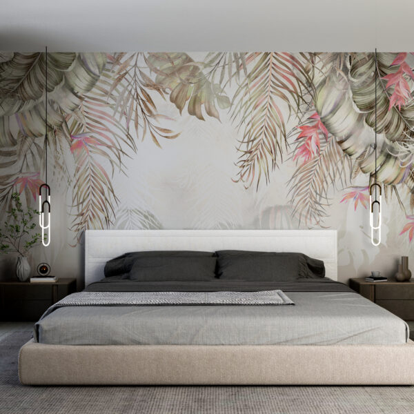 Fototapeta Różowe Liście