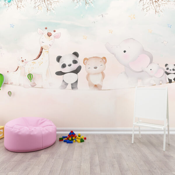 Fototapeta Cztery Zwierzątka