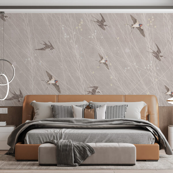 Fototapeta Jaskółki w Locie