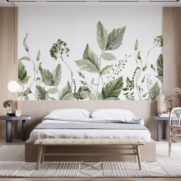 Fototapeta Rośliny Na Białym Tle