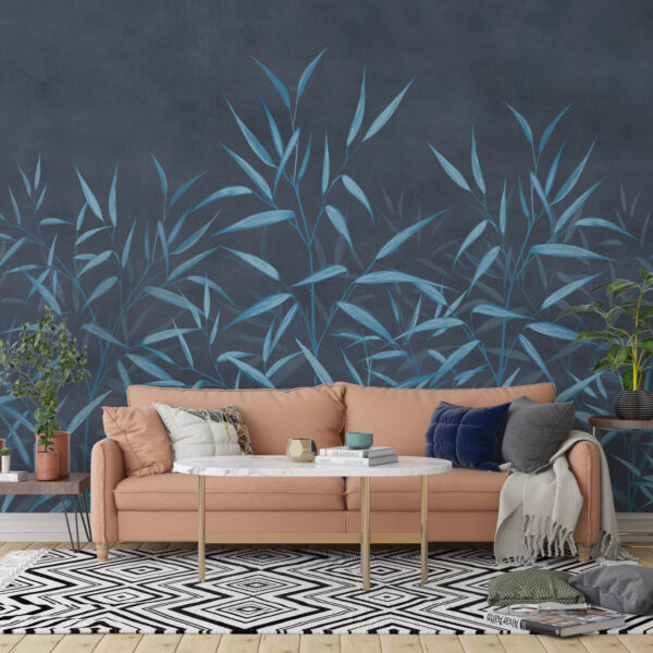 Fototapeta Błękitne Listki