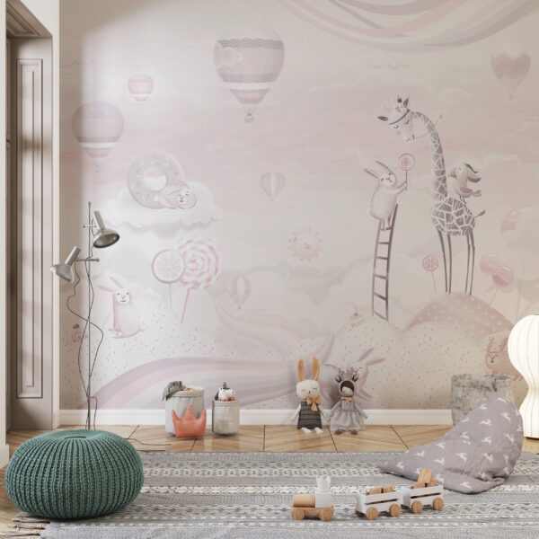 Fototapeta Żyrafa w Magicznej Krainie