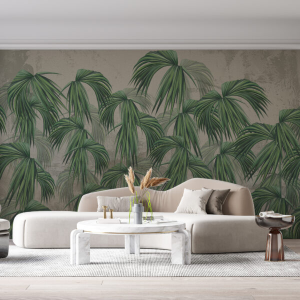 Fototapeta Parasole Tropikalnych Liści